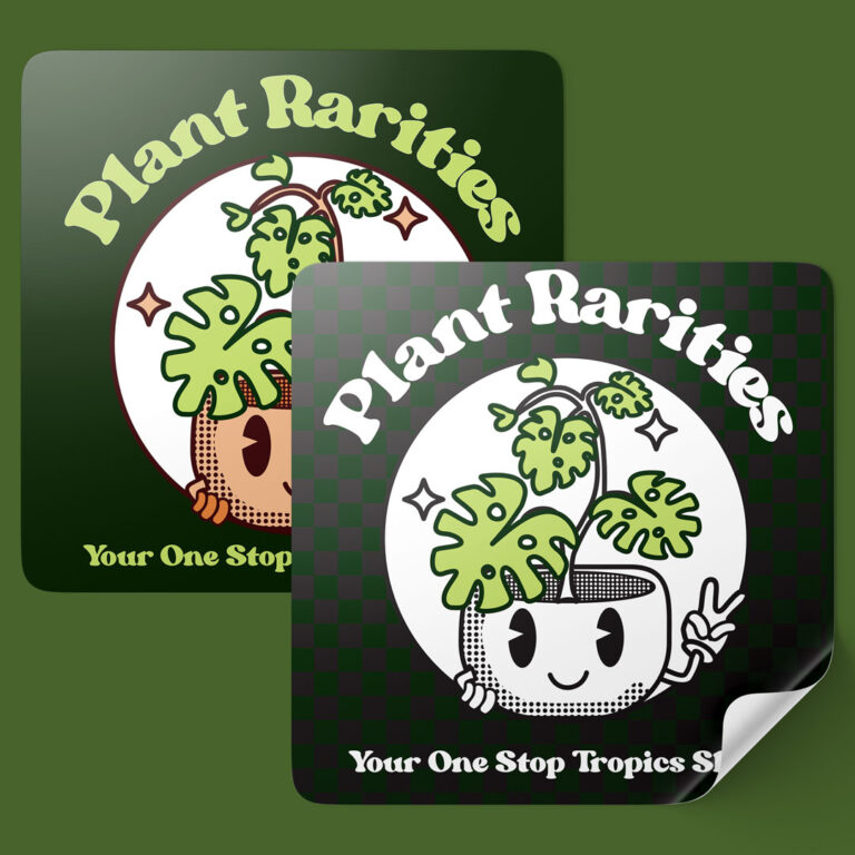 plantrarities brand stickers